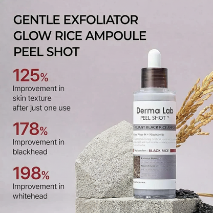 (White + Black) Rice Peel Glow Serum Ampoules