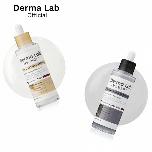 (White + Black) Rice Peel Glow Serum Ampoules