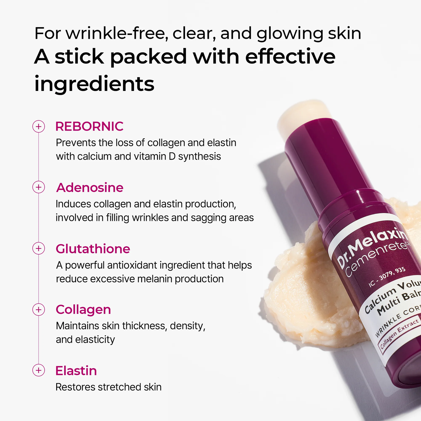 Cemenrete Calcium Multi Balm, Anti-aging, Sagging, Wrinkles